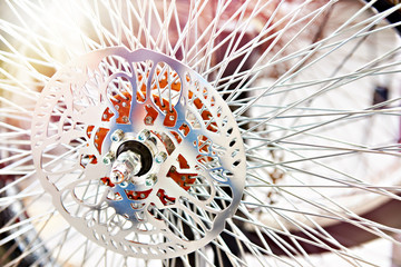 Custom wheel with spokes for bicycle
