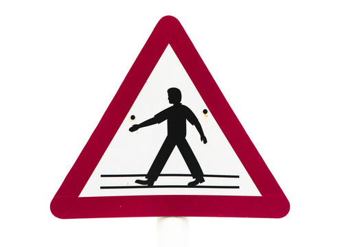 Achtung Fußgänger, Verkehrszeichen