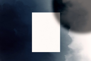 scene, stationery mock up for social media  with shadow. Background with sunlight