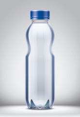 Bottle for Water on background. 