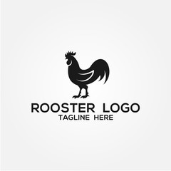 Fototapeta na wymiar Rooster Vector Design Template