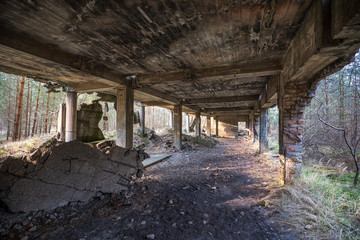 Fototapeta na wymiar Ruinen von Prora
