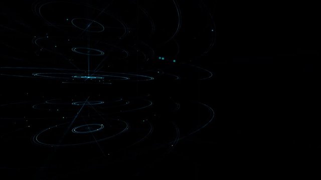 Communication network concept.