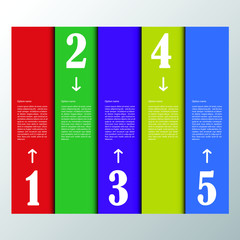 Infographic template design