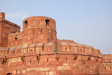 Red Fort in Agra. Uttar Pradesh, UNESCO World heritage site, India