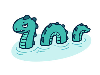 Mythological sea serpent