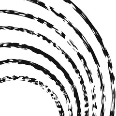 Brush strokes. Vector pattern with line