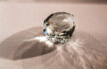 Precious cut transparent stones. Diamond. Diamond. Quartz. Natural and solid material. Minerals.