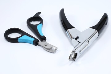 claw clippers for cats, claw clippers for dogs, isolated on white background