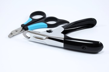 claw clippers for cats, claw clippers for dogs, isolated on white background