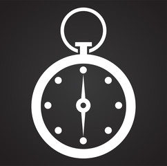 Compass icon on background for graphic and web design. Simple vector sign. Internet concept symbol for website button or mobile app.