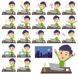 Chinese man_desk work