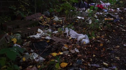 Waste after being fly tipped, rubbish dumping, hazardous waste, littering, Fly Tipping