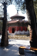 Gazebo in the Imperial Palace Yard in the Forbidden City, Beijing, China