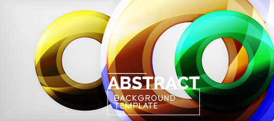 Modern geometrical abstract background, vector design