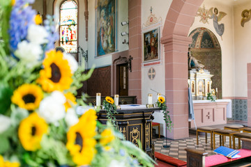 Kirche Hochzeit Dekoration
