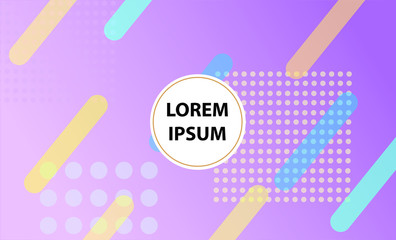 Vector EPS 10 illustration Gradient Background Texture. Template for design, banner, flyer, poster, wallpaper, brochure. Geometric shapes. Future minimal style