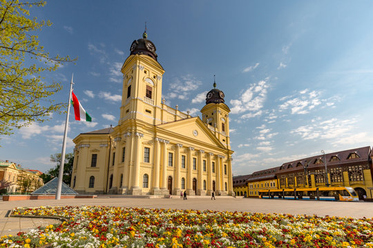 Reformed Great Church in Debrecen city, Hungary