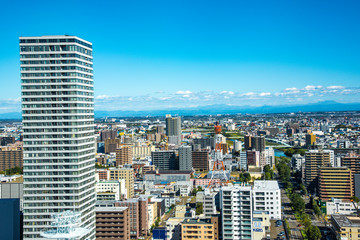 札幌都市風景 テレビ塔からの眺め