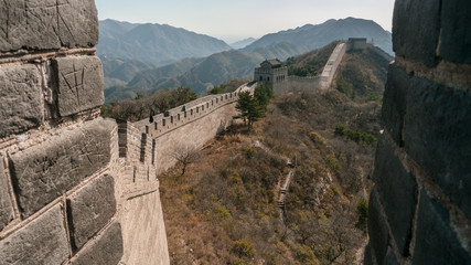 Fototapeta na wymiar the great wall in china