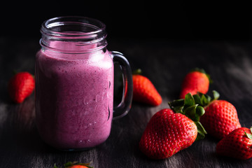 Strawberry milkshake