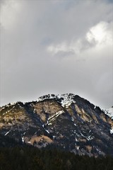 Berge mit Schnee