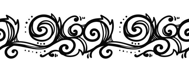 Seamless line pattern. Repeated graphic background.