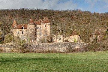 Le chateau de Ceint-d'eau - Lot - Occitanie - France