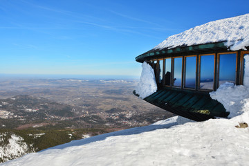 obserwatorium meteorologiczne na szczycie góry, Śnieżka, Polska
