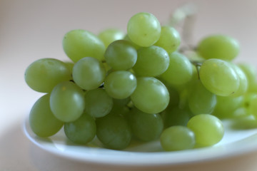 bunch of green grapes