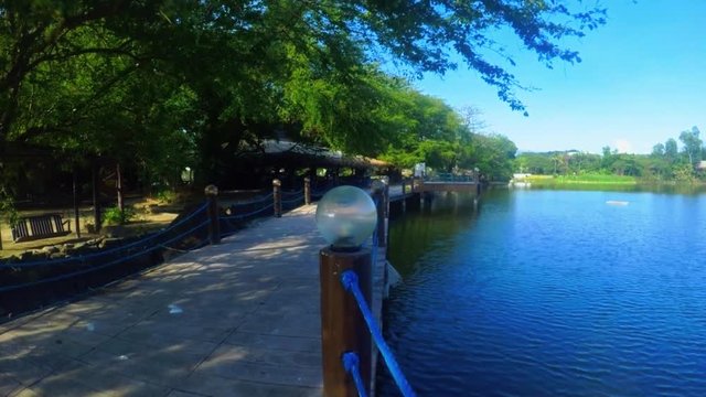 Relaxing View of Lagoon in SBMA Olongapo City, Zambales, Philippines