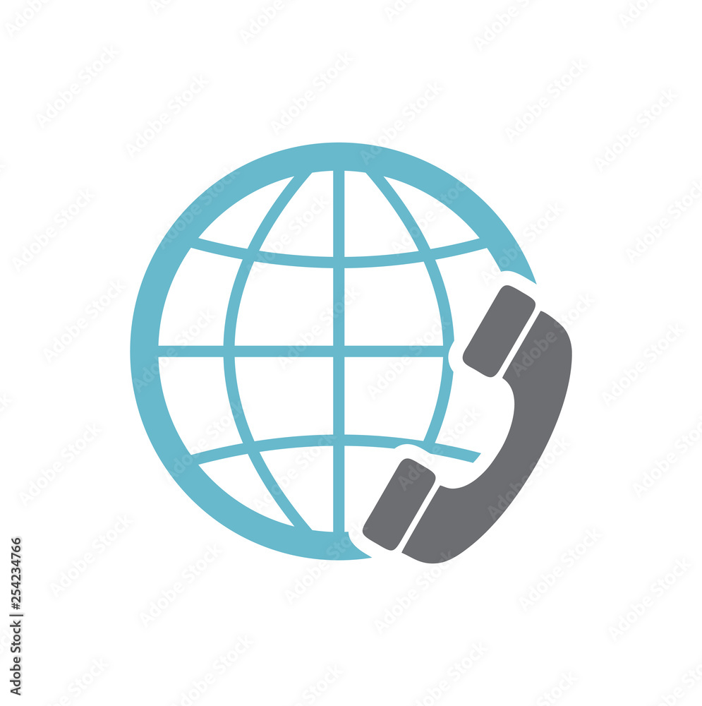 Poster globe related icon on background for graphic and web design. simple vector sign. internet concept sy