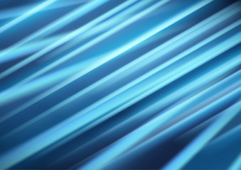 Abstract background with glowing lines, neon blue stripes. Vector illustration for your design.