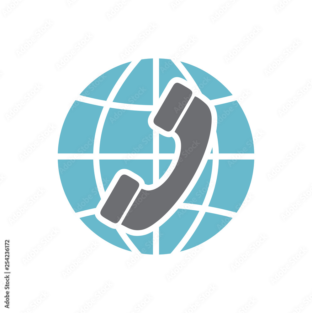 Poster globe related icon on background for graphic and web design. simple vector sign. internet concept sy