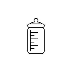 Milk bottle icon. Element of maternity culture. Thin icon for website design and development, app development. Premium icon
