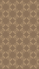 Ornate geometric pattern and abstract colored background