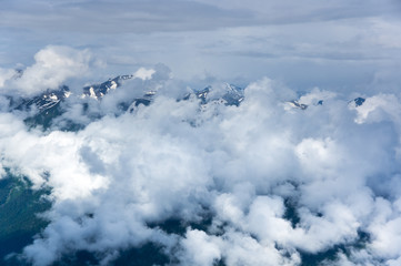 Fototapeta premium View of Caucasian mountains