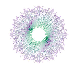 Watermark , Guilloche for security ,background design element for certificate,diploma,