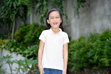 Fototapeta premium Asian Juvenile And Anxiety