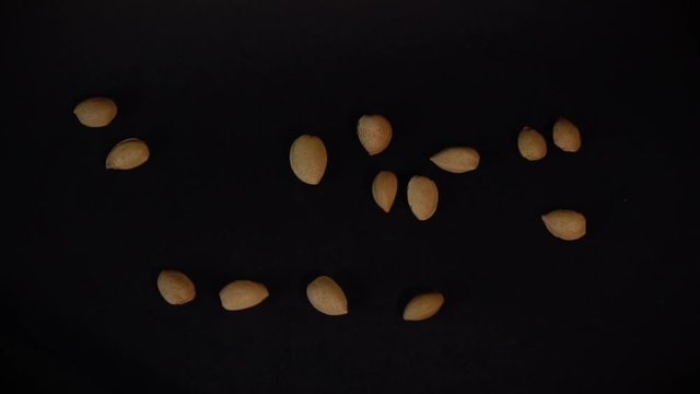 Almonds right to left slow-mo Sony a6300 100fps