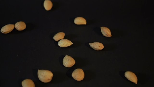 Almonds left to right slow-mo Sony a6300 100fps
