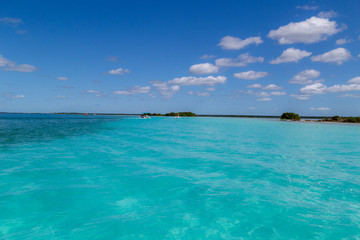 Bacalar (lagoon of the seven colors) Quintana Roo Mexico