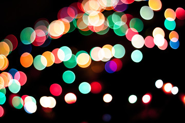 Unfocused bright lights