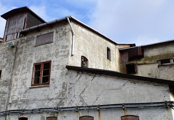 old factory in ruins