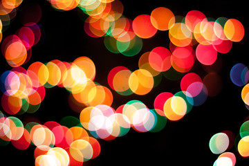 Unfocused bright lights