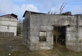 old factory in ruins