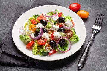 Greek salad plate