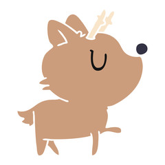 cartoon of  kawaii cute deer