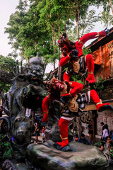 Fototapeta na wymiar Balinese New Year - Nyepi, Bali Island, Indonesia