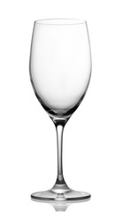 One empty wine glass